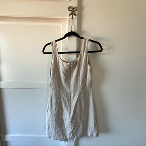 vintage loft flax linen dress